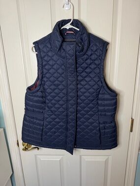 Tommy Hilfiger Dark Blue Quilted Sleeveless Vest